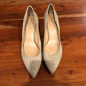 Nine West tweed pumps